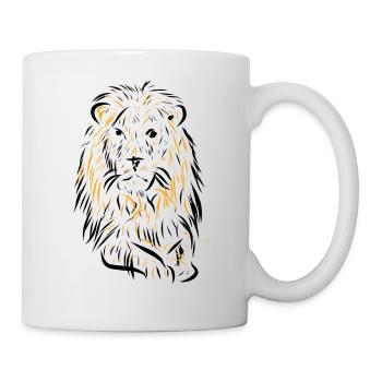Lion - Mug blanc - blanc - Droite
