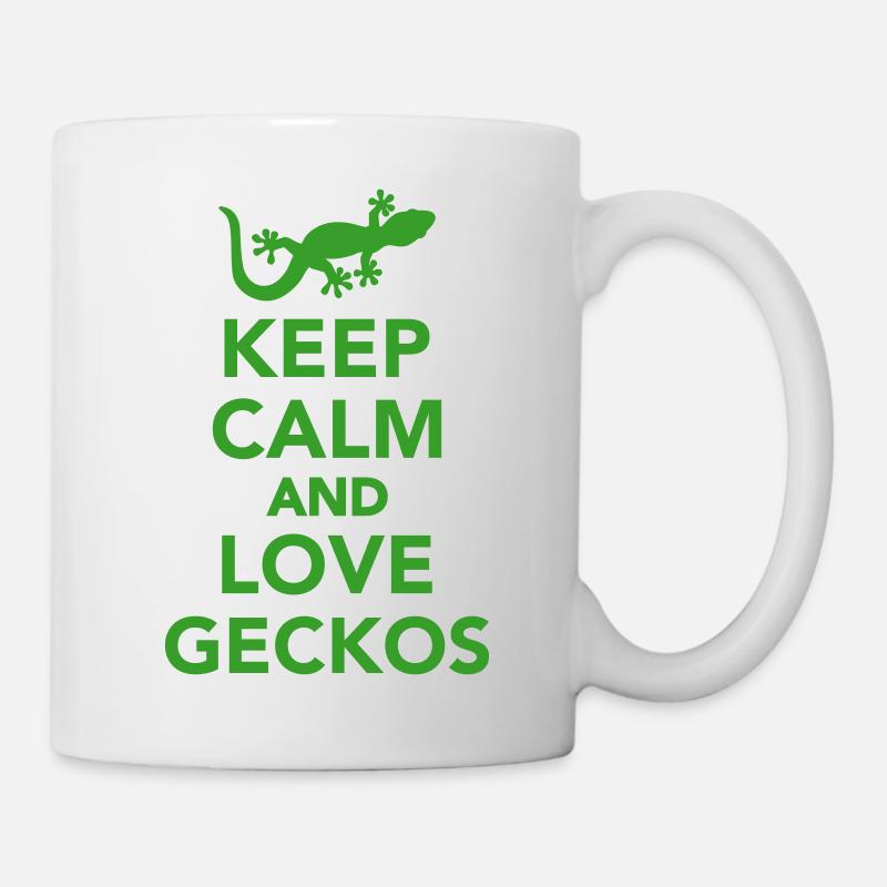 Gecko - Tasse - Weiß