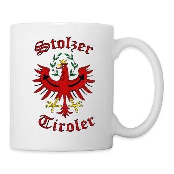 Stolzer Tiroler - Tasse - Weiß - Rechts