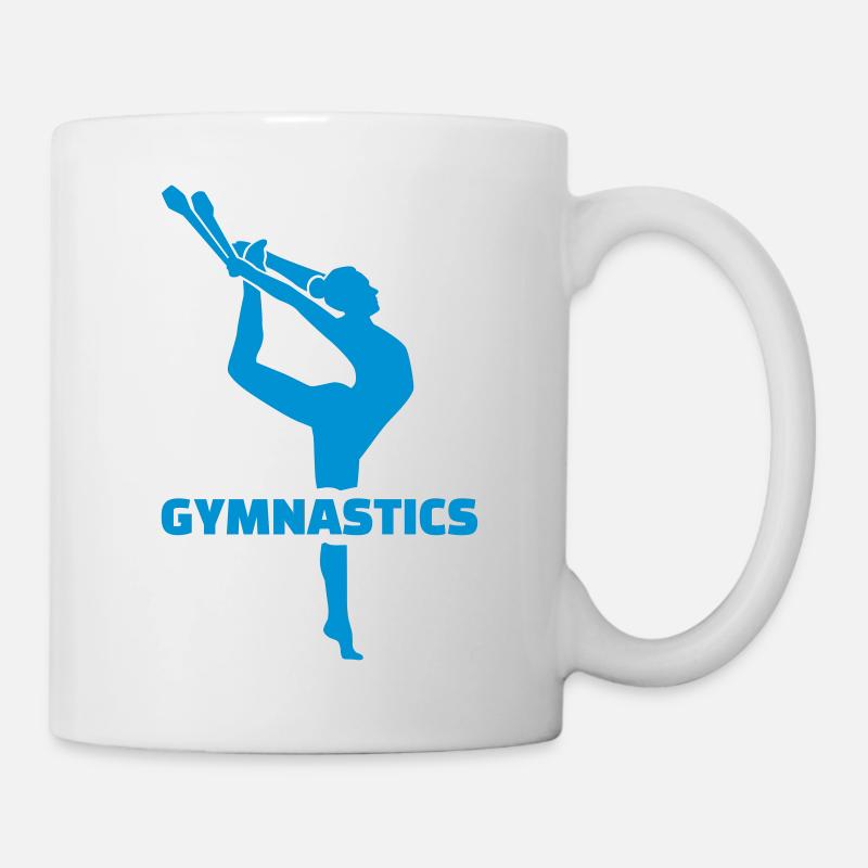Gymnastik - Tasse - Weiß