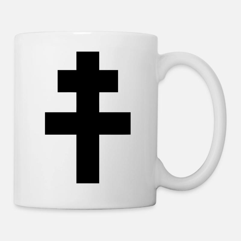 Croix de Lorraine - Mug blanc - blanc