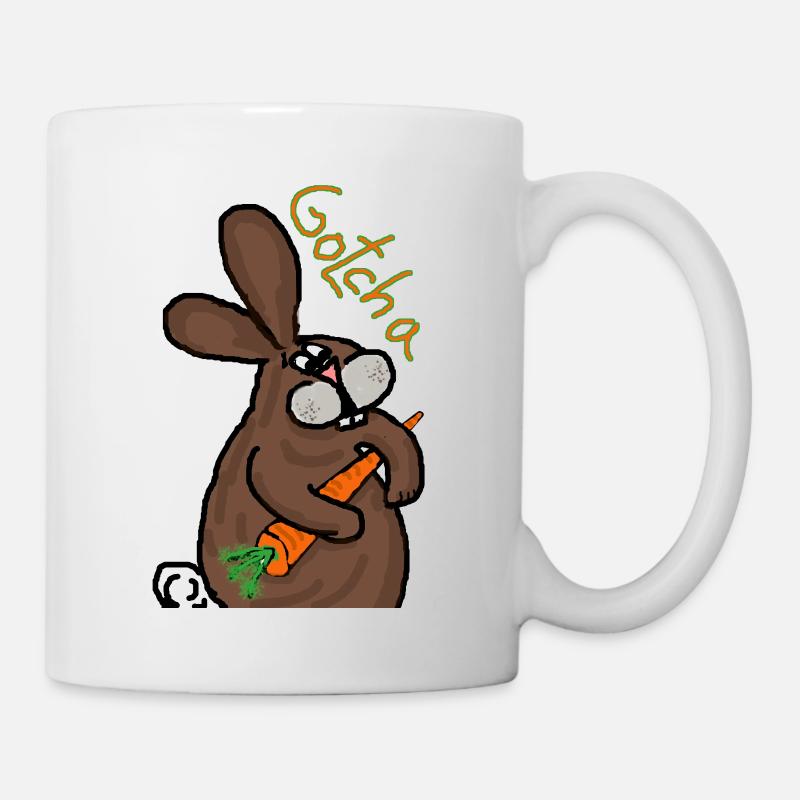 lièvre - Mug blanc - blanc