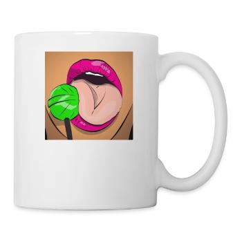 Je léchais donc c'est à moi Lèche Sexy Lollipop - Mug blanc - blanc - Droite