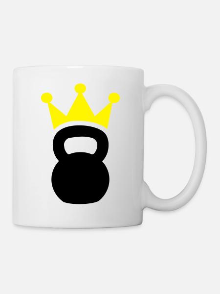 Kettlebell - Mug - white