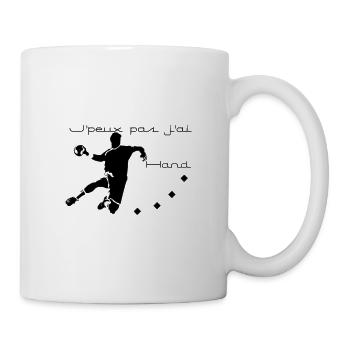 jpeux pas jai hand - Mug blanc - blanc - Droite