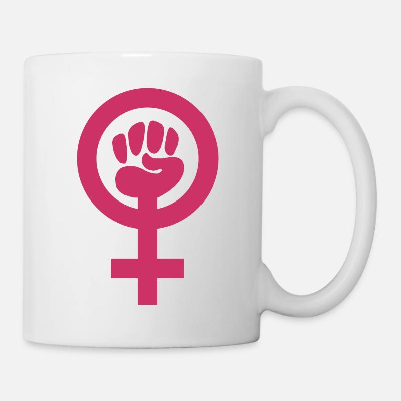 Feminism power - Mug - white