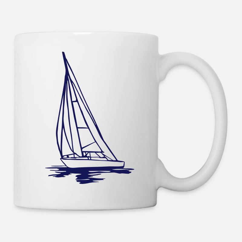 Sailing Boat - Tasse - Weiß