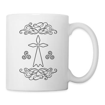 breizh hermine - Mug blanc - blanc - Droite