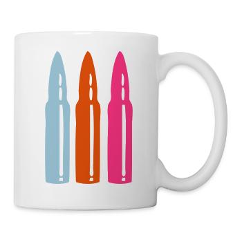 kugel patrone gewehr - Tasse - Weiß - Rechts