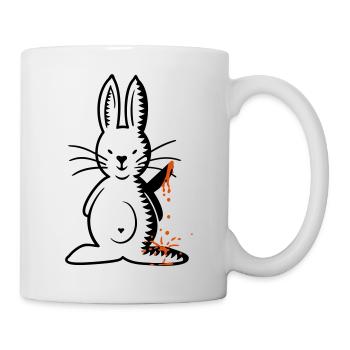 Killer Bunny / Ripper Bunny (3c) - Mug blanc - blanc - Droite