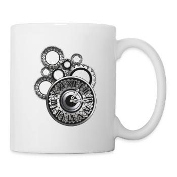 Clock silver - Mug - white - Right