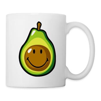 Smiley Avocado Pear - Tasse - Weiß - Rechts