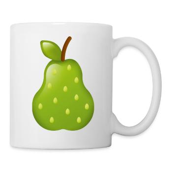 Smiley Pear - Tasse - Weiß - Rechts
