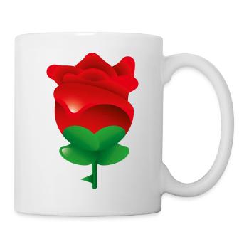 Smiley Rose - Mug blanc - blanc - Droite