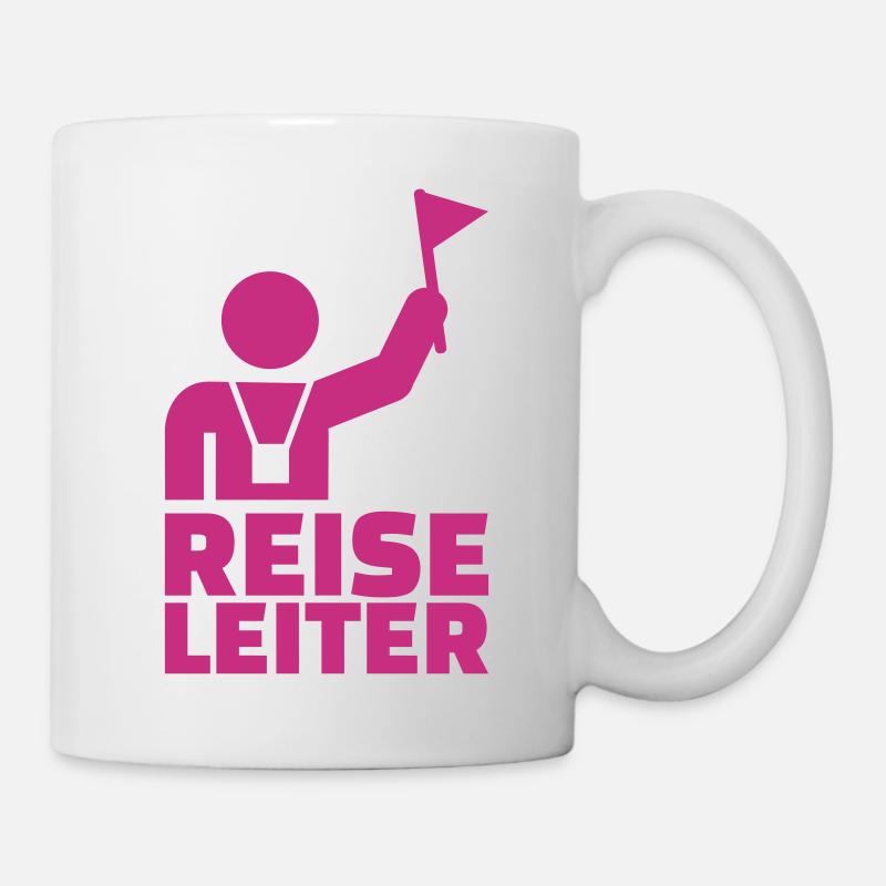 Reiseleiter - Tasse - Weiß
