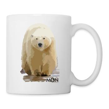Eisbär - Tasse - Weiß - Rechts