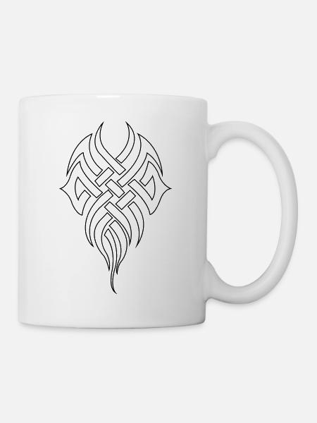 tribal_01 - Tasse - Weiß