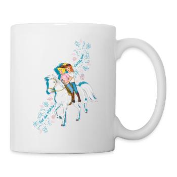 Bibi und Tina Auf die Pferde, fertig, los! - Tasse - Weiß - Rechts