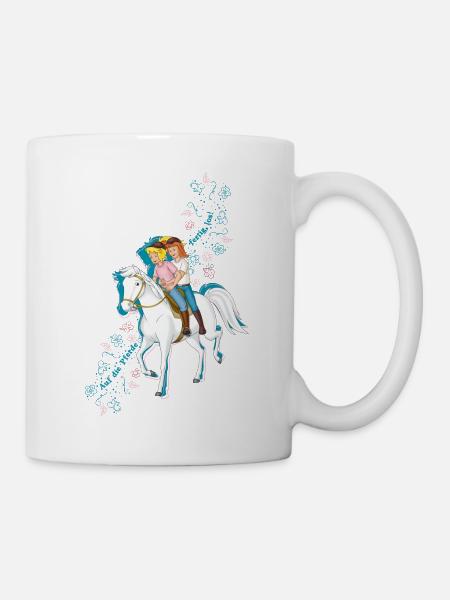 Bibi und Tina Auf die Pferde, fertig, los! - Tasse - Weiß