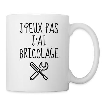 Outil / Réparer / Bricolage / Bricoleur - Mug blanc - blanc - Droite
