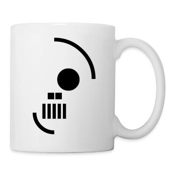 Skull - Tasse - Weiß - Rechts