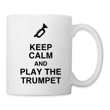 Trompette Trompettiste Musique Musicien Concert - Mug blanc - blanc - Droite