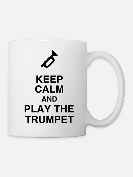 Trompette Trompettiste Musique Musicien Concert - Mug blanc - blanc