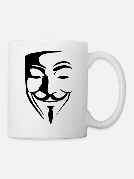 anonymous_003 - Tasse - Weiß