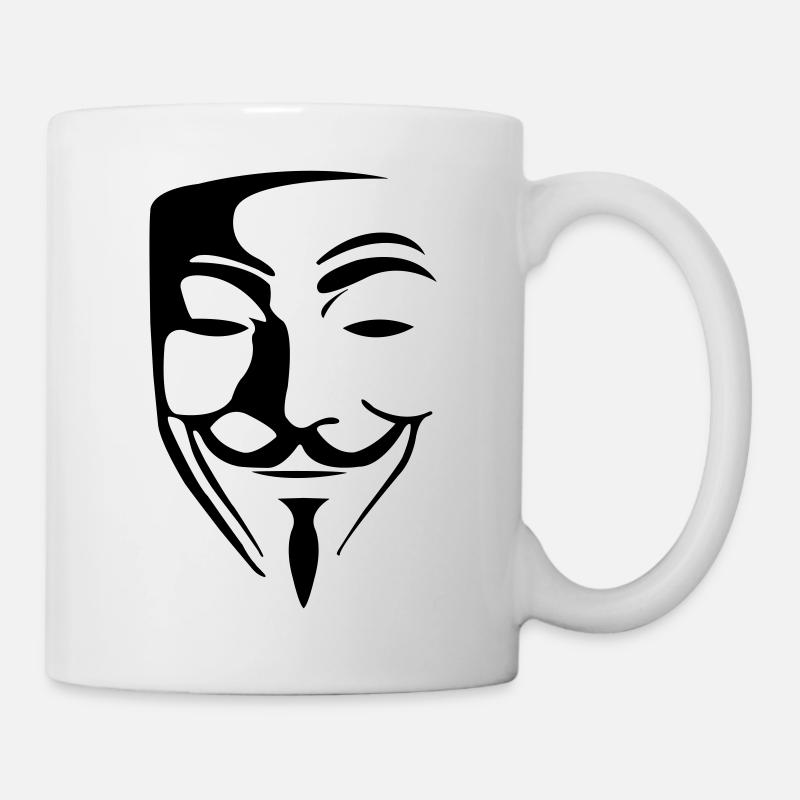 anonymous_003 - Tasse - Weiß