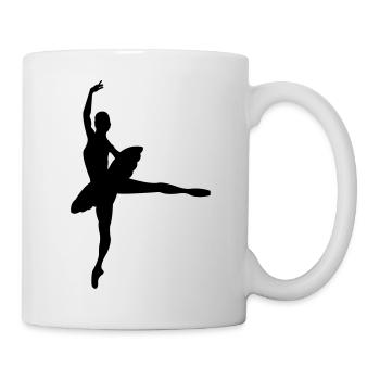 ballerina - Mug blanc - blanc - Droite