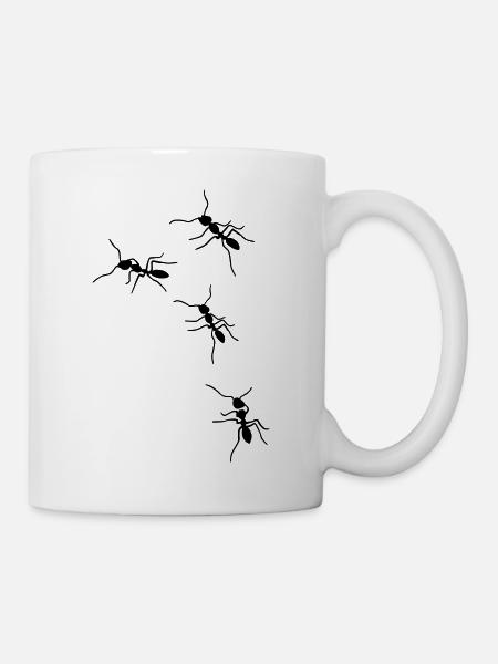 fourmis - Mug blanc - blanc