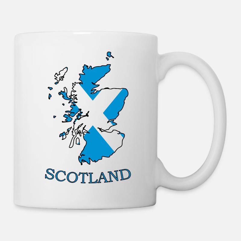Schottland-Land - Tasse - Weiß