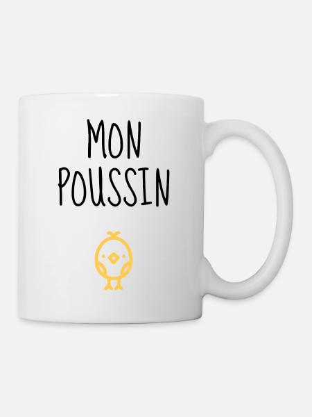Mon Poussin - Bébé - Naissance - Amour - Famille - Mug blanc - blanc
