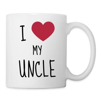 Onkel / Tante / Vetter / Cousin / Kusine - Tasse - Weiß - Rechts