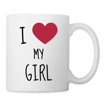 Girl Mädchen Fille Baby Bébé Birth Naissance Frau - Mug - white - Right