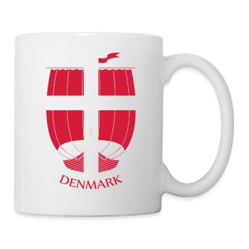 Dänemark Wikingerschiff - Tasse - Weiß - Rechts