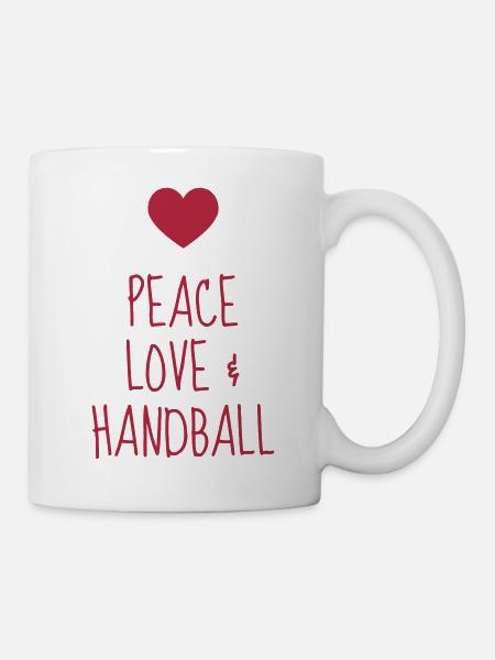 Handball Handballer Sport Sportler Spieler - Tasse - Weiß