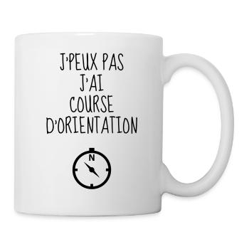 Orienteering / Orienteer / Orientierungslauf - Tasse - Weiß - Rechts