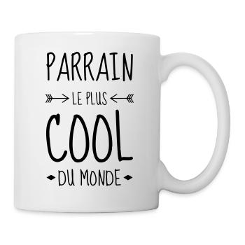 Parrain / Marraine / Filleule / Filleul - Mug blanc - blanc - Droite