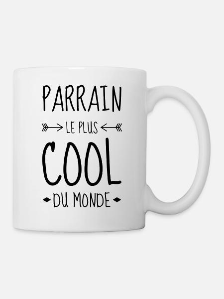Parrain / Marraine / Filleule / Filleul - Mug blanc - blanc