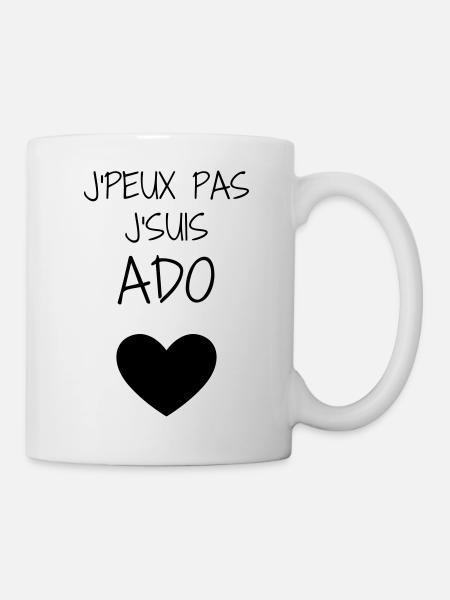 adolescent / enfant / ado / adolescente - Mug blanc - blanc