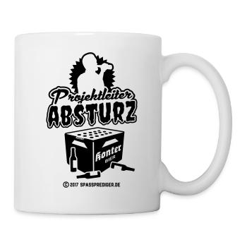 Projektleiter Absturz - Tasse - Weiß - Rechts