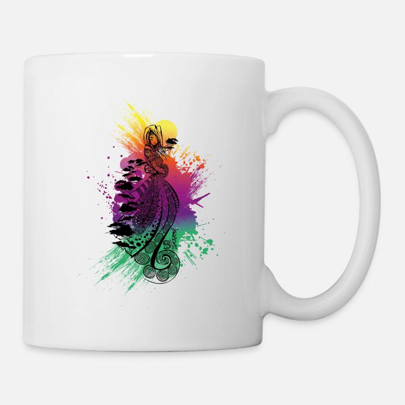 Chaman Lady Black - Mug blanc - blanc