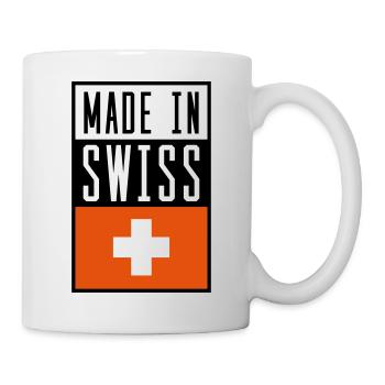 swiss made in - Tasse - Weiß - Rechts