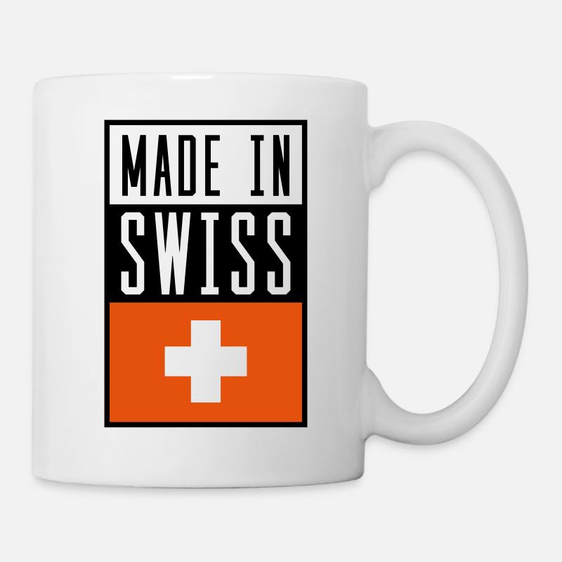 swiss made in - Tasse - Weiß