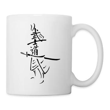 Samurai - Tasse - Weiß - Rechts