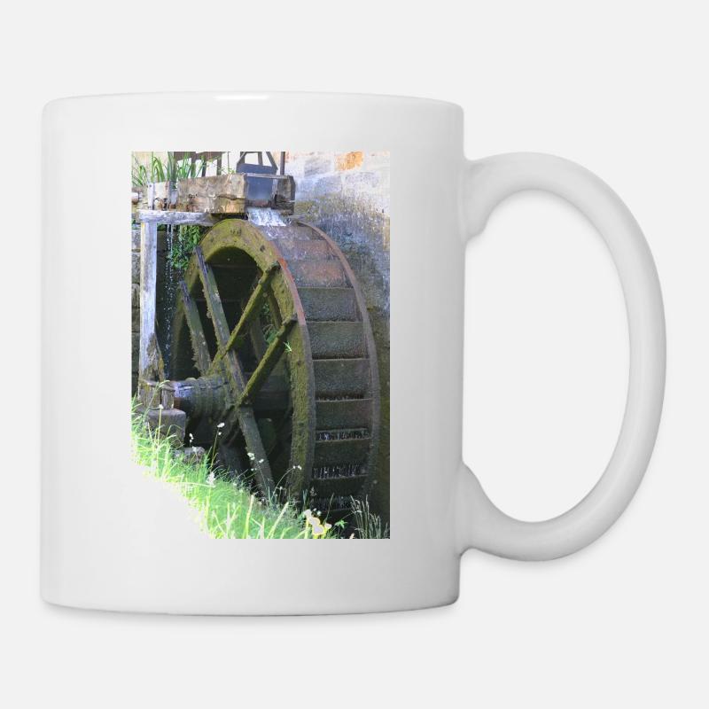 Mühlrad Momentum - Tasse - Weiß