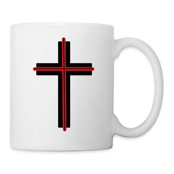 Cross Church God Jesus Symbols Crucifix - Mug - white - Right