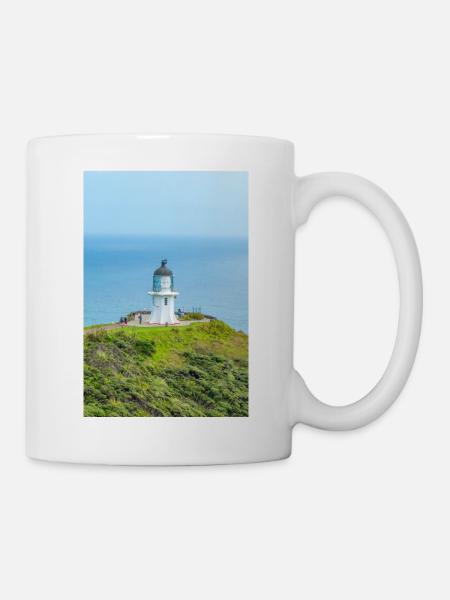 Lighthouse at Cape Reinga (Te Rerenga Wairua) New - Tasse - Weiß