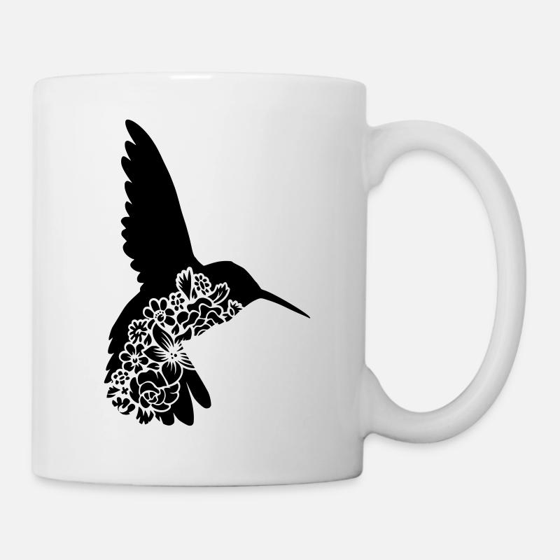 Mandala Hummingbird - Mug - white